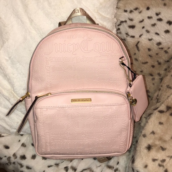 Juicy Couture Handbags - NWT💕Juicy Couture Light Jasmine WordPlay backpack